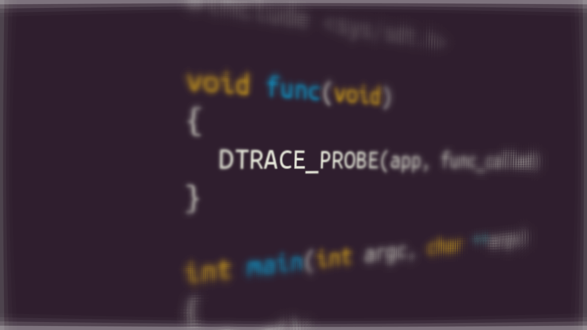 DTRACE_PROBE code